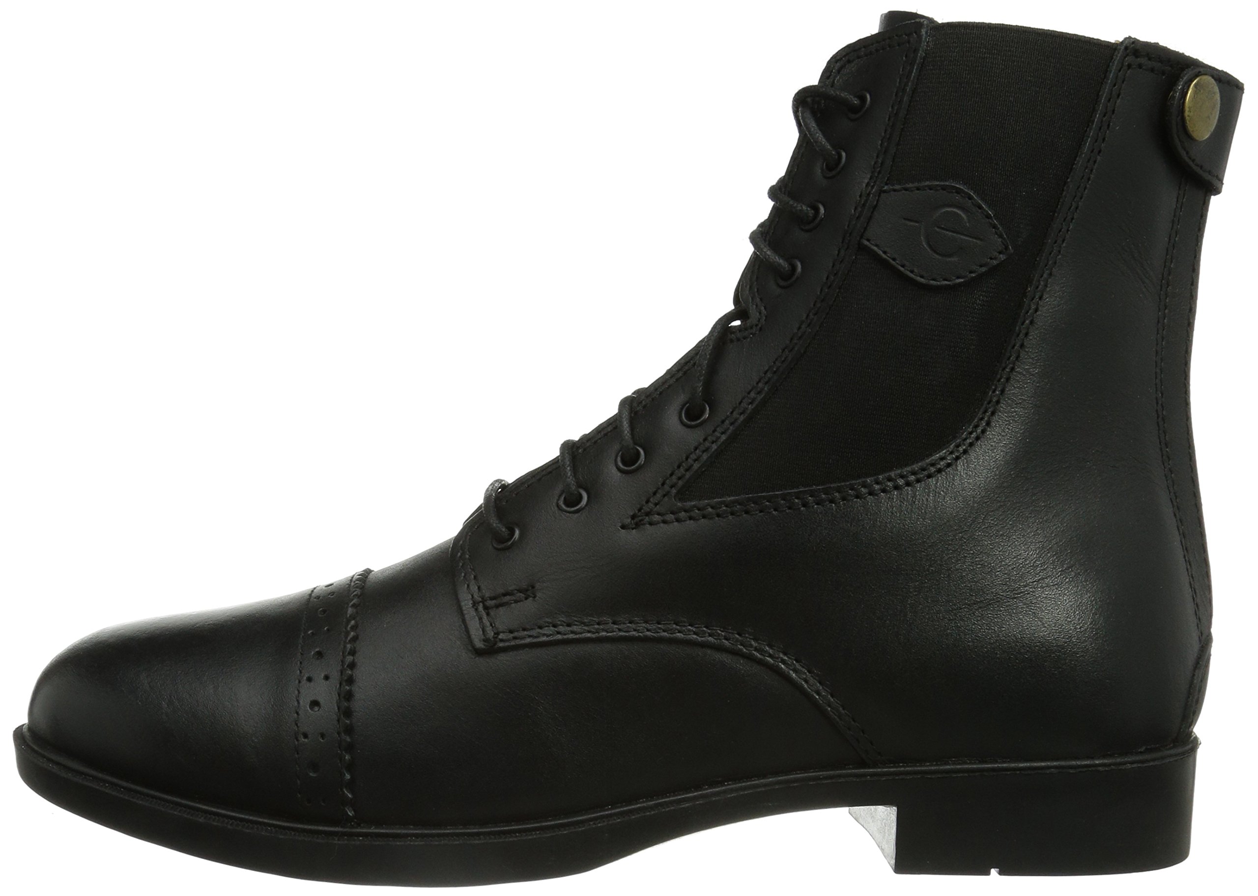 Kerbl Schnürstiefelette Monaco Glattleder, Schwarz GR. 42, Bottes d'équitation pour Femme