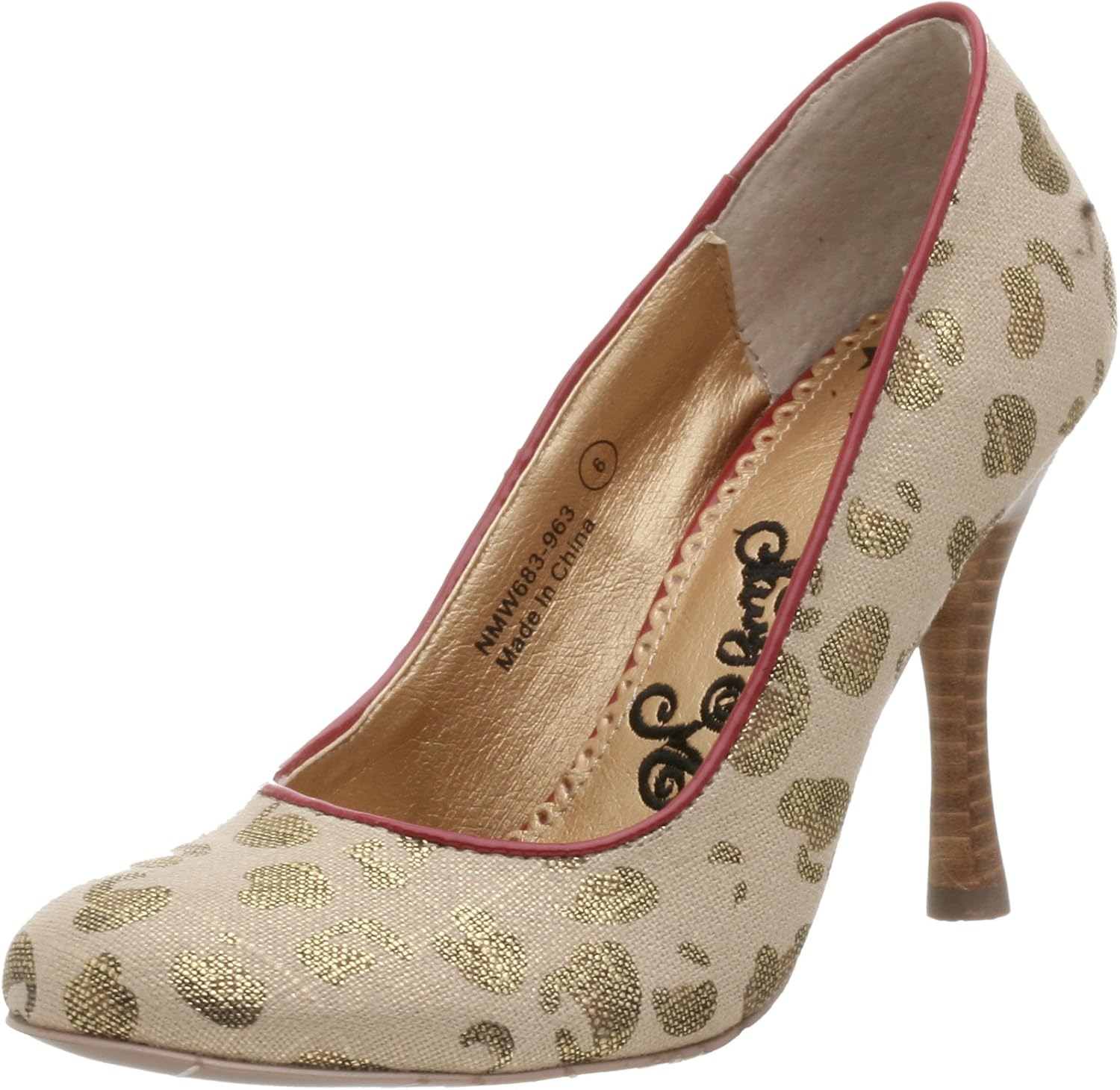 Naughty Monkey Women's Grass Pump,Leopard,10 M