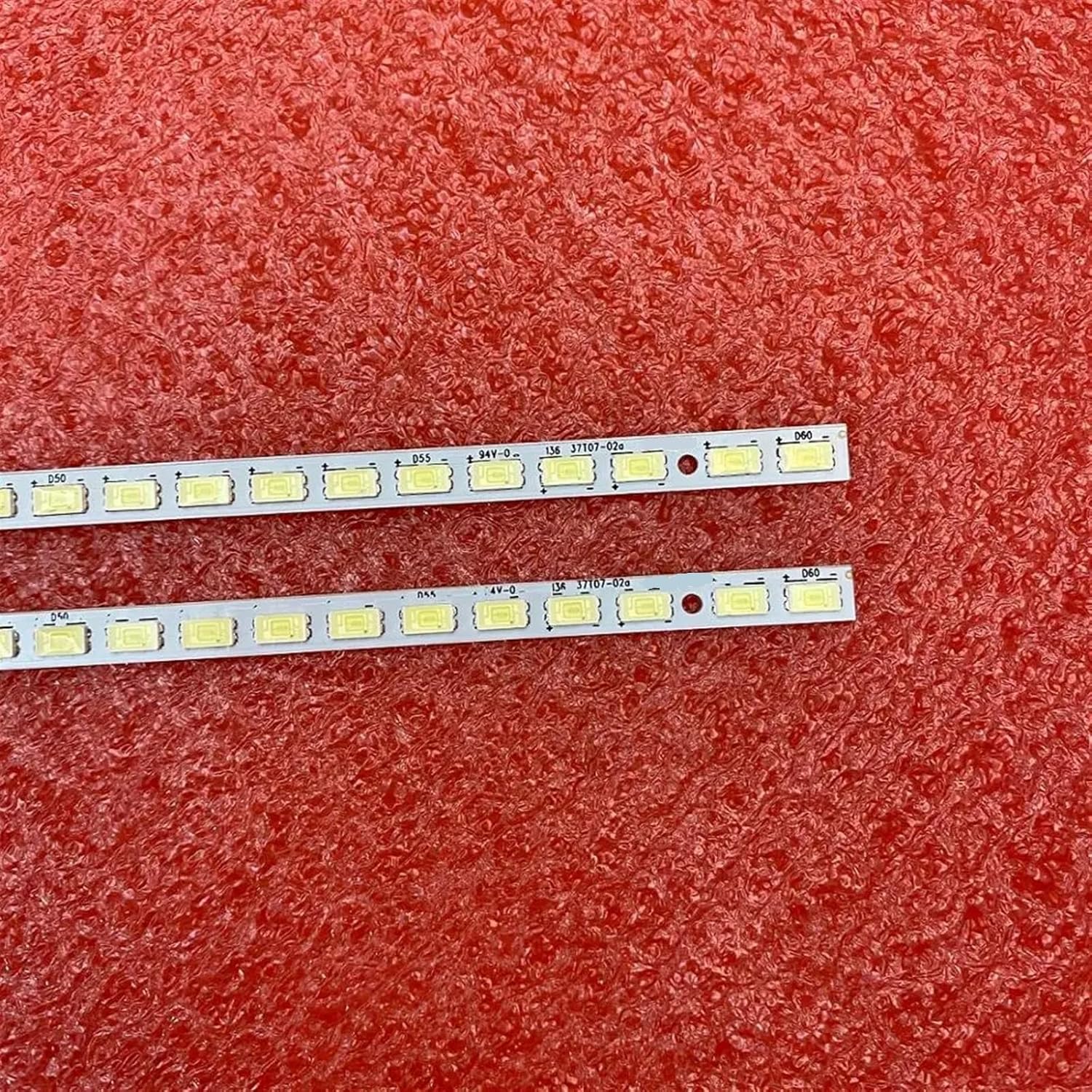 LED Backlight Strip Compatible with TV Models 37LV3500 37LV3550 37T07-02a 37T07-02 37T07006-Y4102 73.37T07.003-0-CS1 T370HW05 2 Pieces Set(4 PCS for 2 TV)