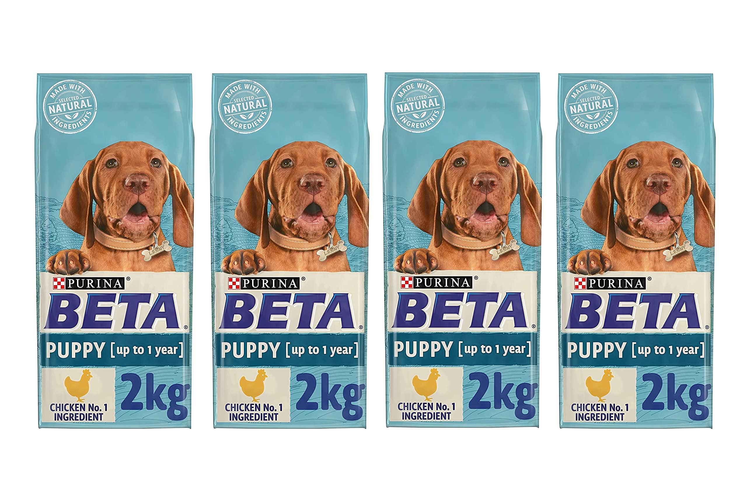 BETA Puppy Dry Dog Food Chicken 2kg (4 Pack)