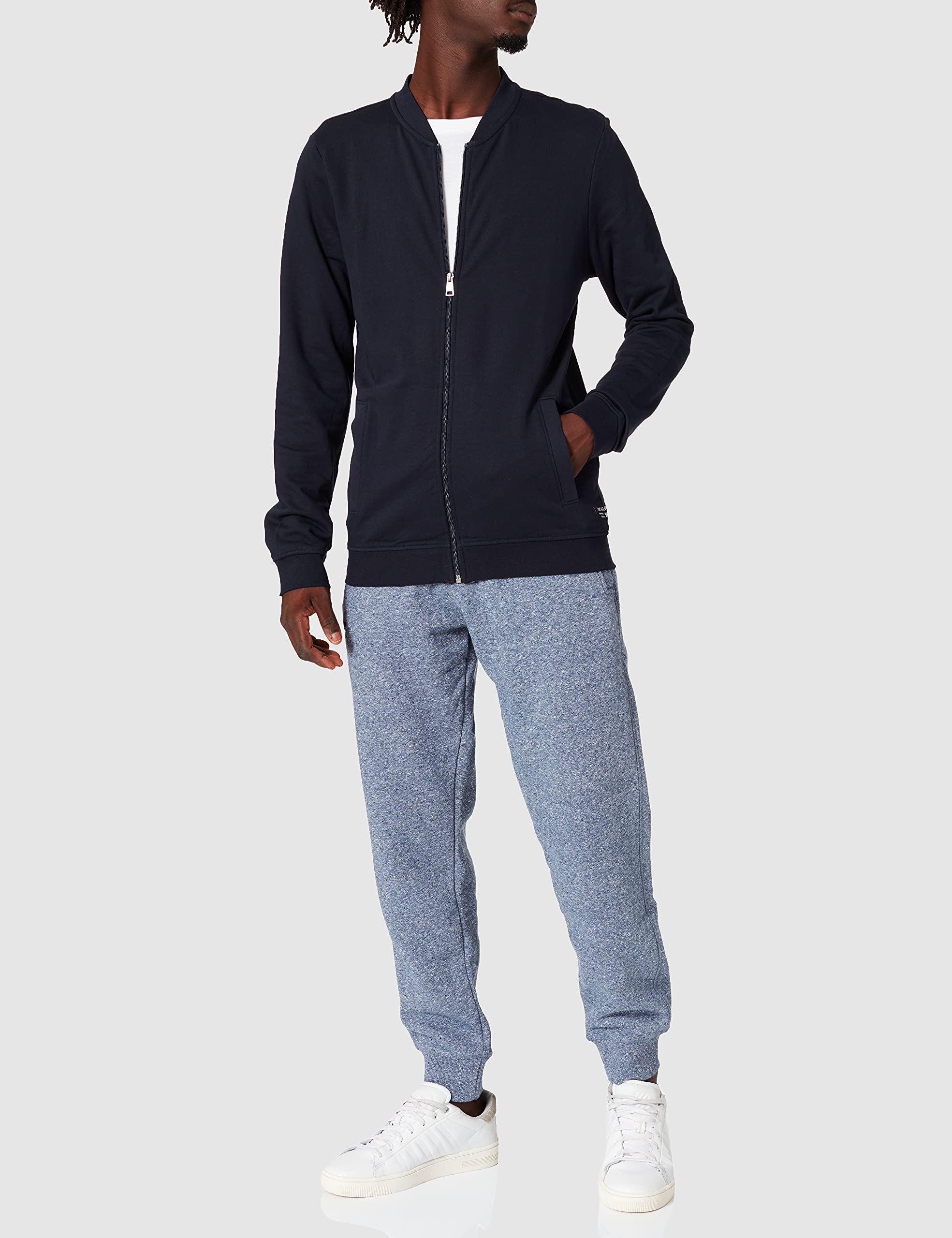 Tom Tailor Denim Herren Sweatshirt Bomberjacke