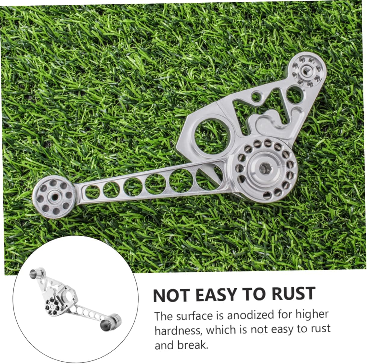 GANAZONO 1Pc Chain Tensioner Bracket Durable CNC Aluminum Alloy Rack for Folding Bikes Easy Installation Resistant for Bike Enthusiasts