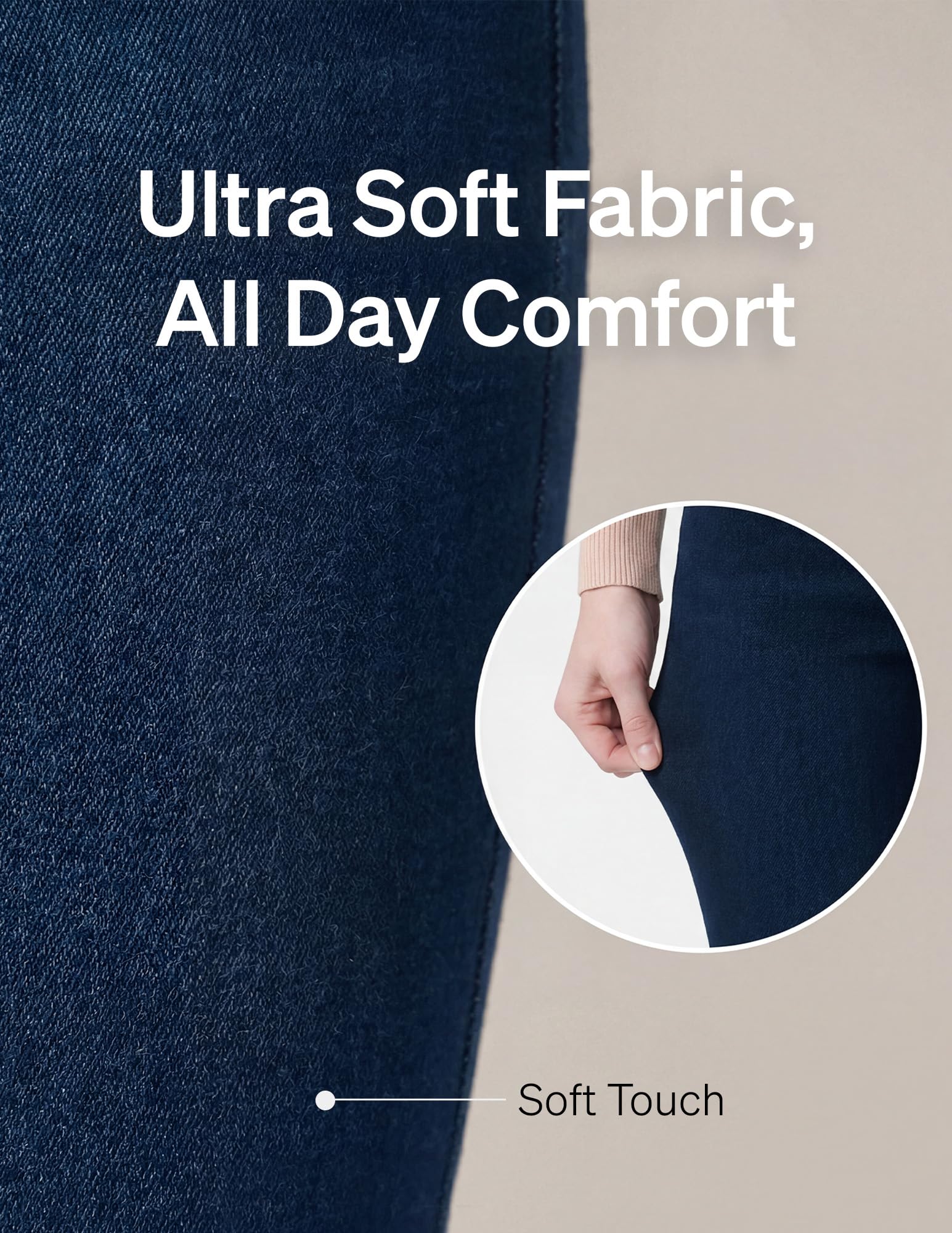 HUE Legging Denim Ultra Soft à Taille Haute pour Femme | Legging Chic en Jean pour Femme