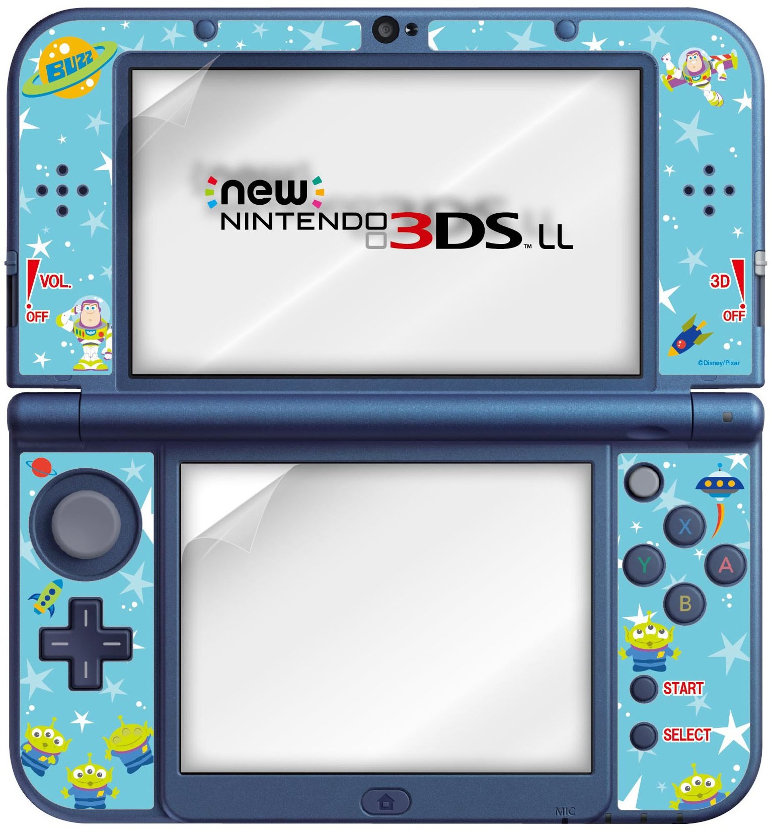 Amazon | Newニンテンドー3DS LL専用液晶保護フィルム デコレーション 