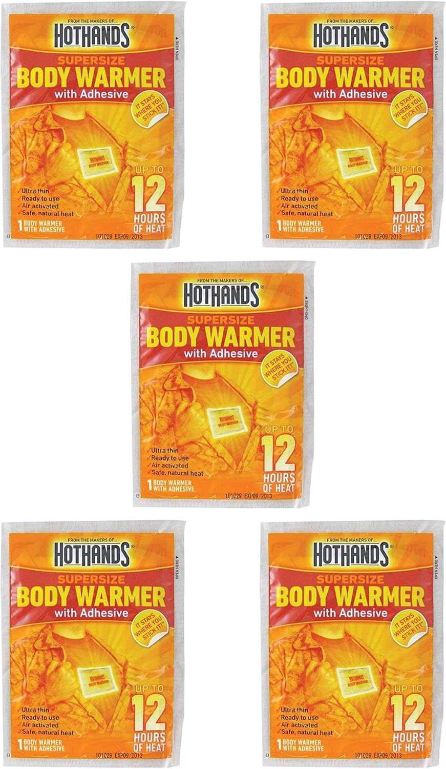 HotHands HH1ADHPDQ240E Body Warmer, 5 in. x 3-3/4 in. 1 Pack