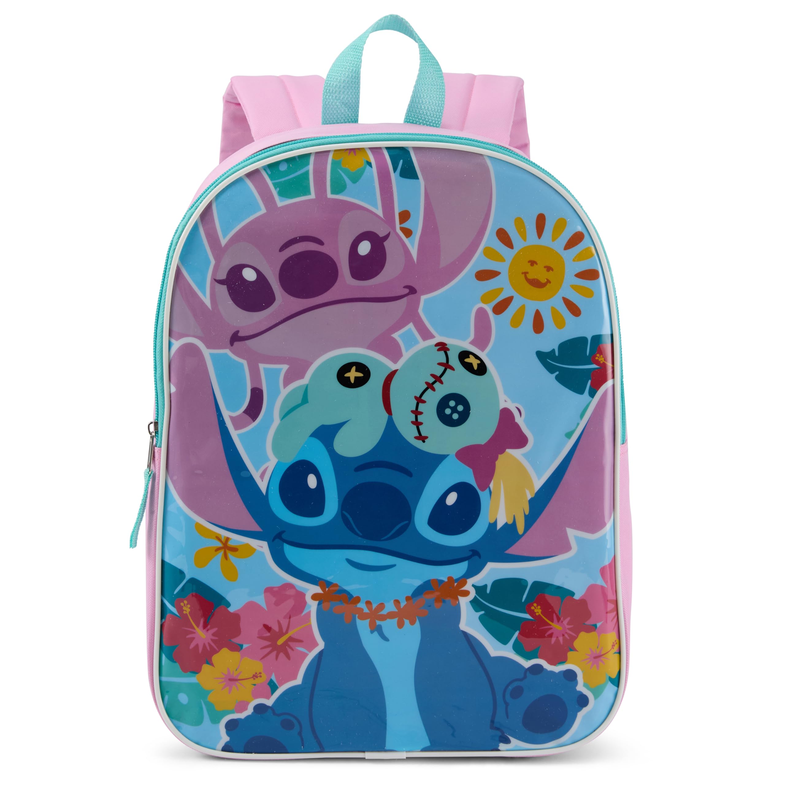 Disney Lilo and Stitch Backpack for Kids - Cute & Durable Kids Backpack for Girls with Padded Straps & Zip Compartment - Ideal Toddler Bookbag for