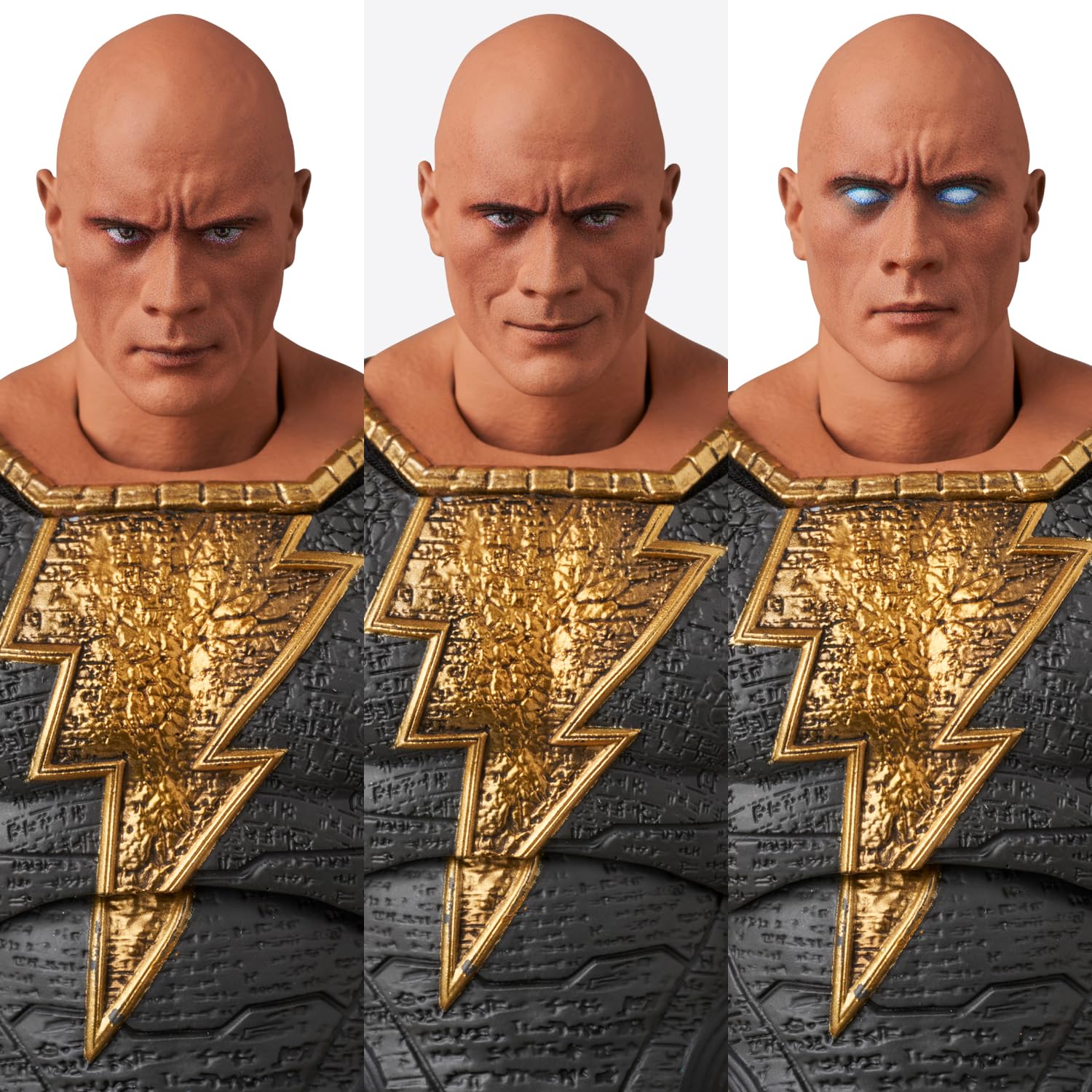Medicom Toy MAFEX No. 286 Black Adam (Gold Suit), Total Height