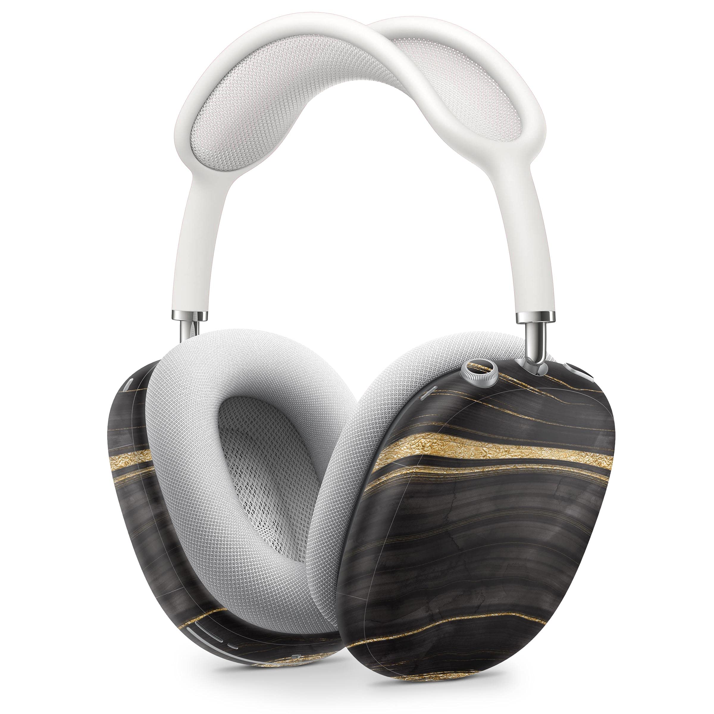 DesignSkinz - Skin Decal Protective Scratch Resistant Vinyl Wrap - Compatible with AirPods Max Headphones - Vivid Agate Vein Slice Foiled V9