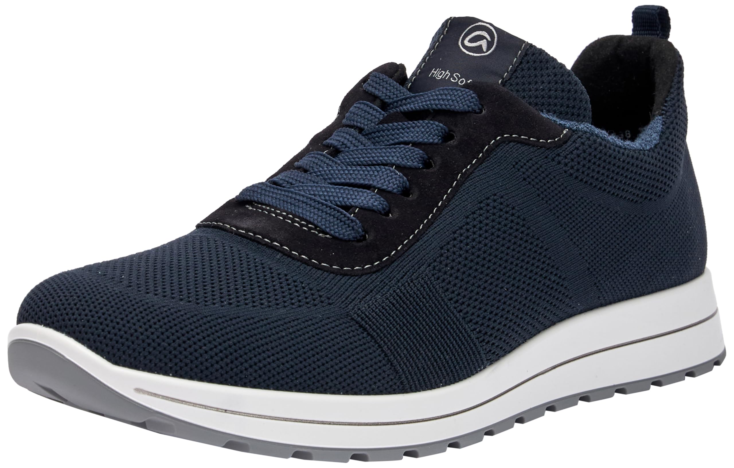 ARA Men's Matteo Sneaker, Blue, Grey, Blue, 9 UK