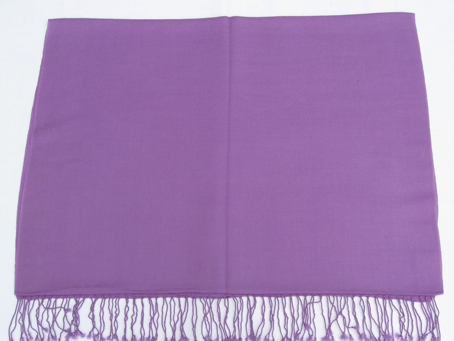 Solid Pashmina Shawl, Scarf, Wrap & Stole(Regular Size) Lavender