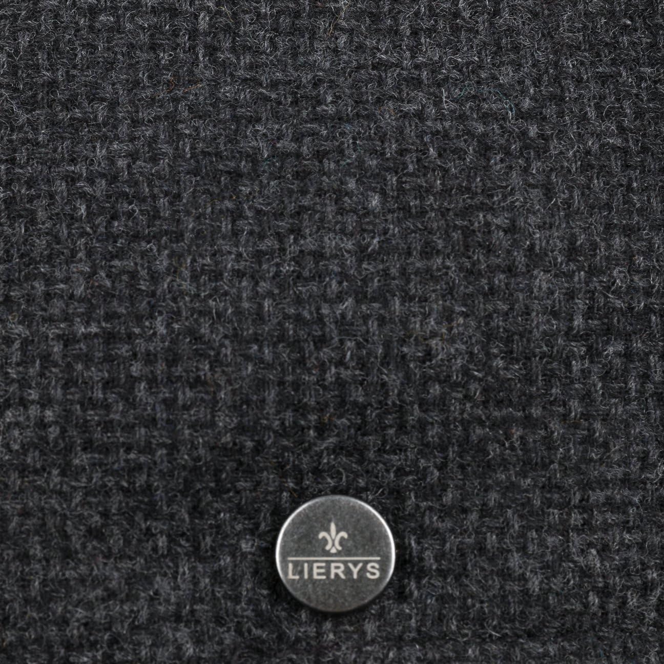 LIERYS Mackenzie Flatcap Schirmmütze Uni einfarbig Made in EU Herren Herbst Winter