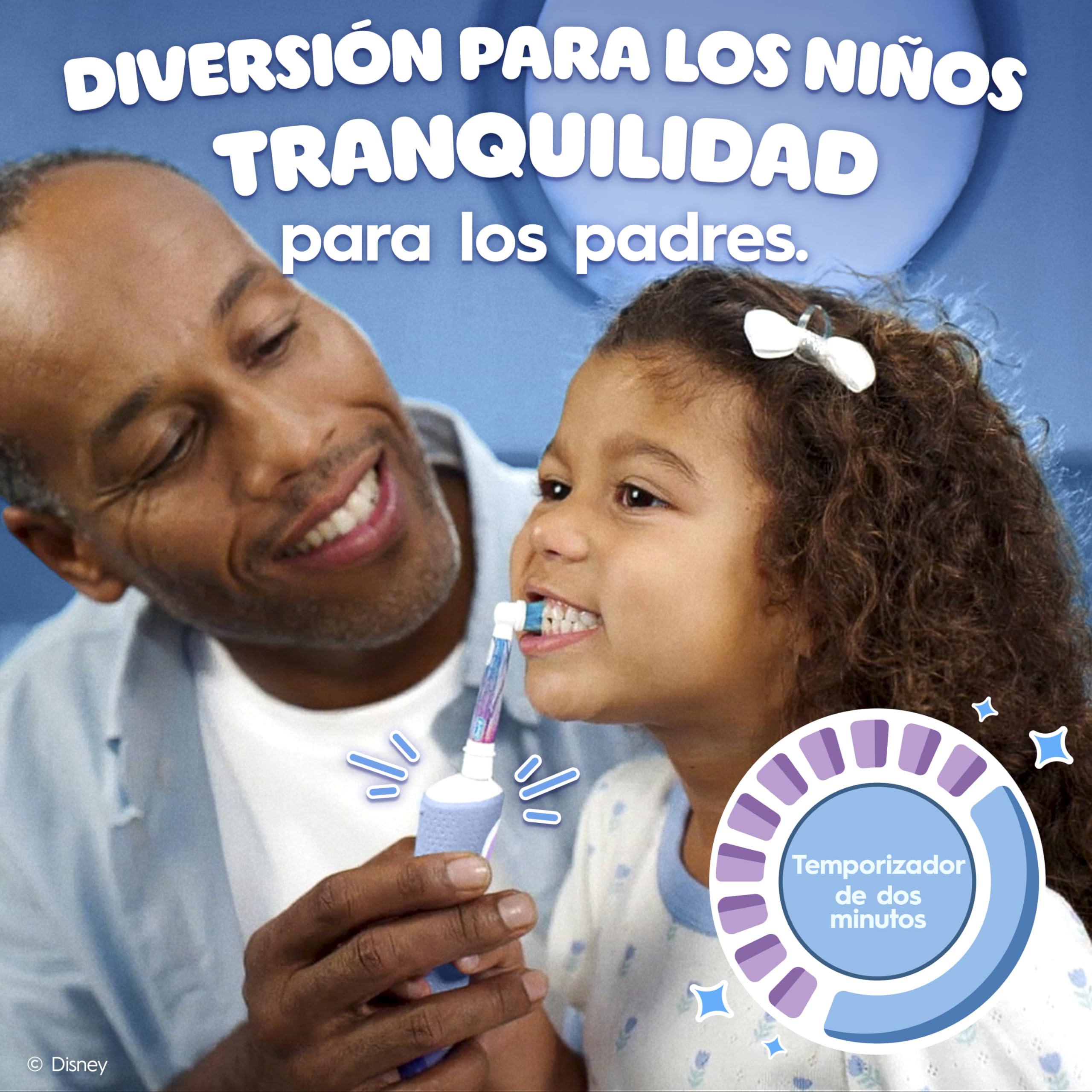 Oral-B Pro Kids Cepillo De Dientes Eléctrico, 1 Mango De Frozen, 1 Cabezal, 1 Estuche De Viaje, Diseñado Por Braun, Apto Para Niños Mayores De 3 Años — view 7