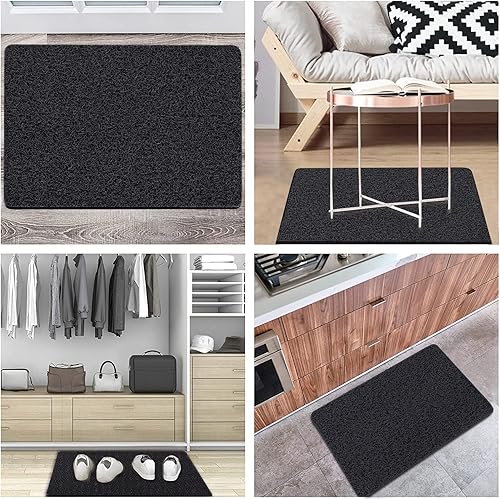 Miniatura 6 de Tapete para bañera antideslizante, 23.6 x 34.6 pulgadas, tapete de baño para superficie de bañera texturizada, tapetes de lufa para ducha y baño,