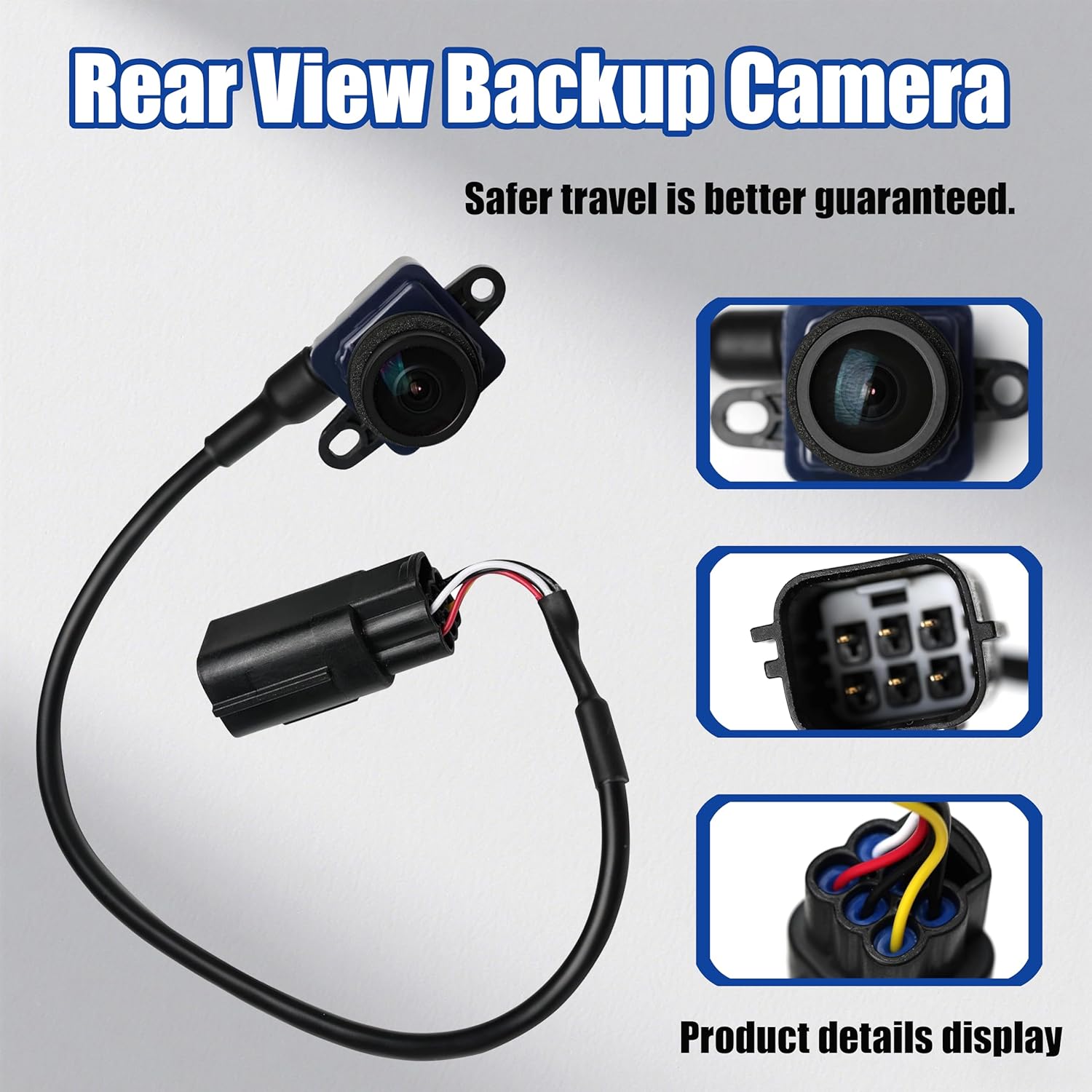 Rear View Backup Camera 56054059AD Compatible with Dodge Durango and Jeep Grand Cherokee 5.7L 3.6L 2011-2013 Reverse Park Assist Camera Replace 56054059AC 56054059AE 56054059AF