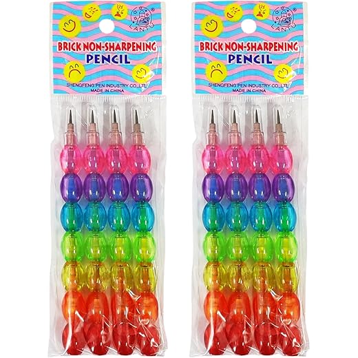 PARTEET Stack Smiley Crayons&Pencil Set for Kids (Pack of 1)|Multicolor