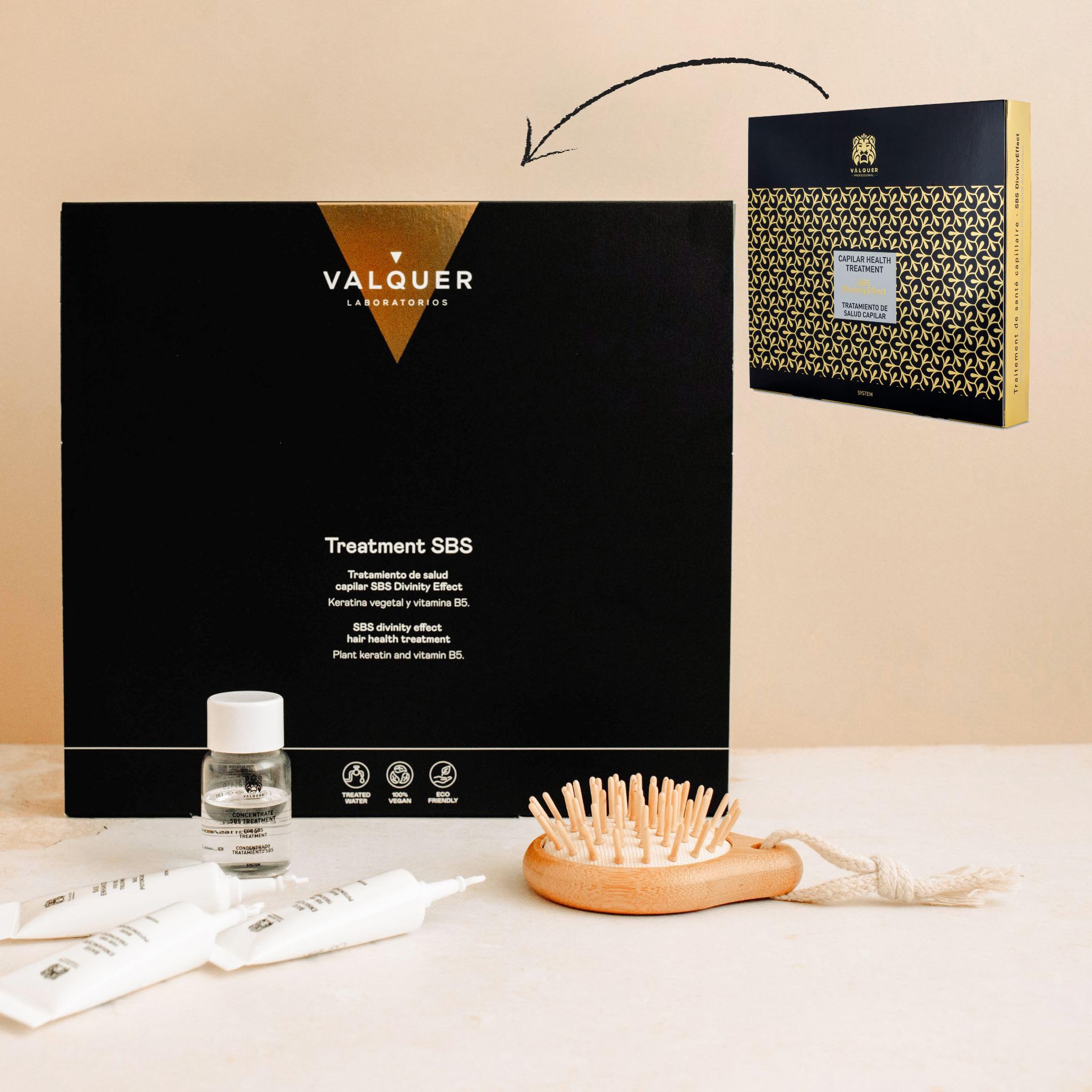 Valquer Tratamiento Reparador SBS con Keratina Vegetal Regenerador Capilar Hidratación Profunda