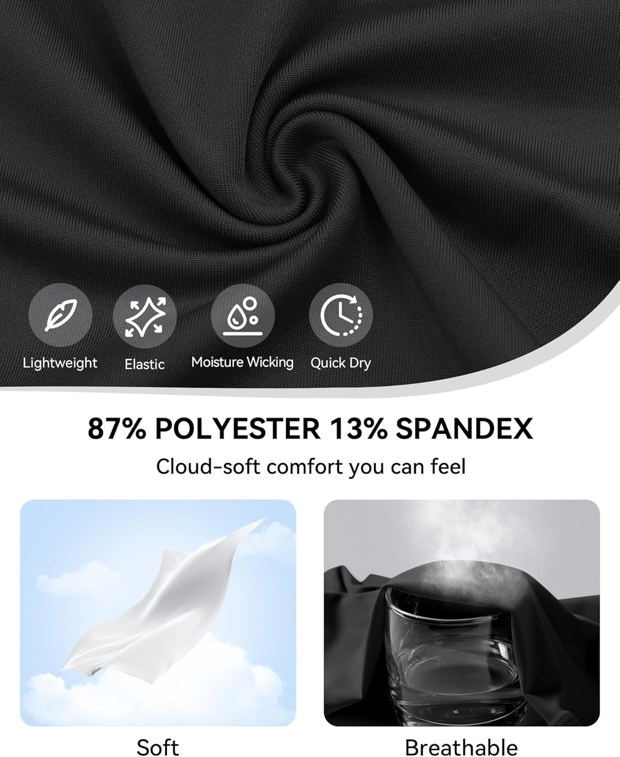 Runhit Compression Shirt Women Short Sleeve Workout Tops Athletic Gym Moisture Wicking T-Shirt Running Yoga Base Layer - Image 5