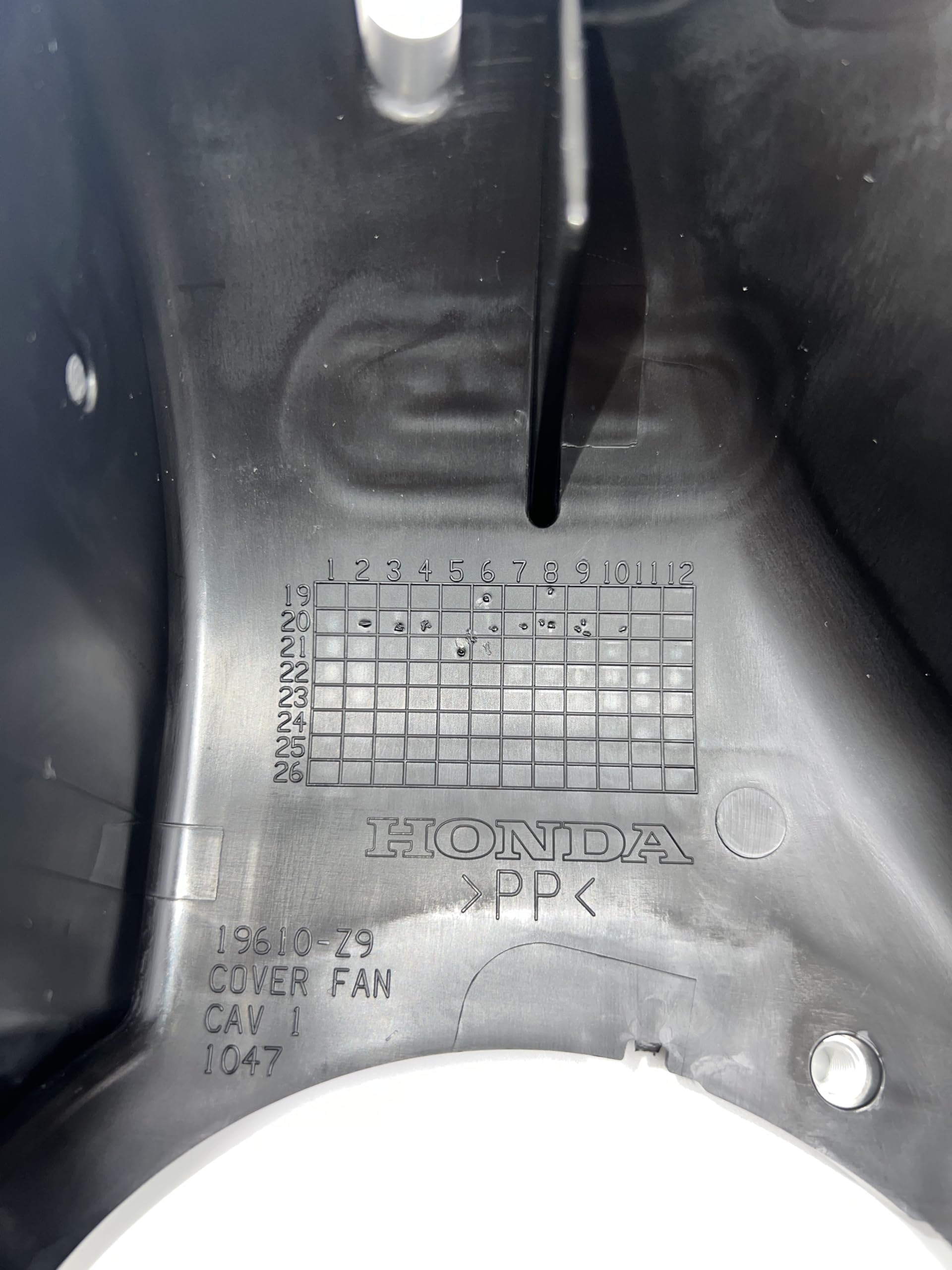 Amazon.com: KINDZA Genuine Fan Cover [19610-Z9R-000] for Honda