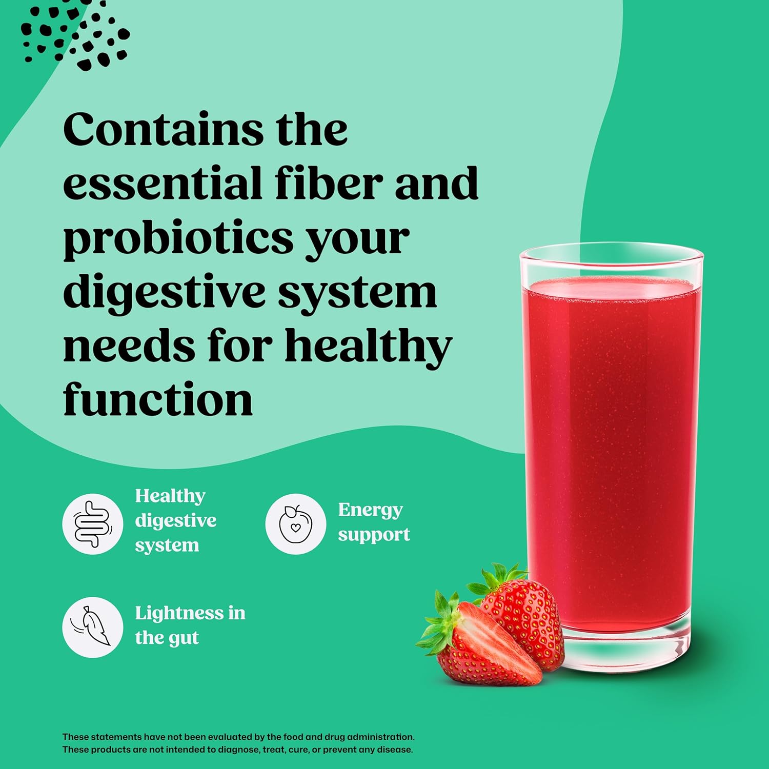 ColonBroom Psyllium Husk Powder (Strawberry, 50 Servings) - Colon Cleanse for Bloating Relief & Gut Health - Colon Broom Fiber Powder Drink - Vegan, Gluten Free, Non-GMO Fiber Powder Supplement