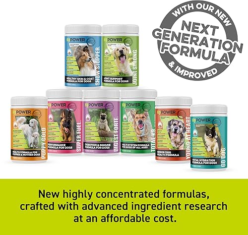 Vista 73 de K9Power Young at Heart - Suplemento para perros mayores para longevidad y vitalidad - Apoya las articulaciones, el cerebro, el corazón