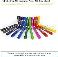 Vista 3 de The Pencil Grip Kwik Stix - Pinturas de témpera sólidas, bolígrafos de pintura Stix finos, secado súper rápido, 12 colores clásicos para niños