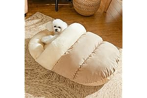 Ultra-Cozy Dog and Cat Slipper Cave Bed - Snuggly Haven for Furry Friends