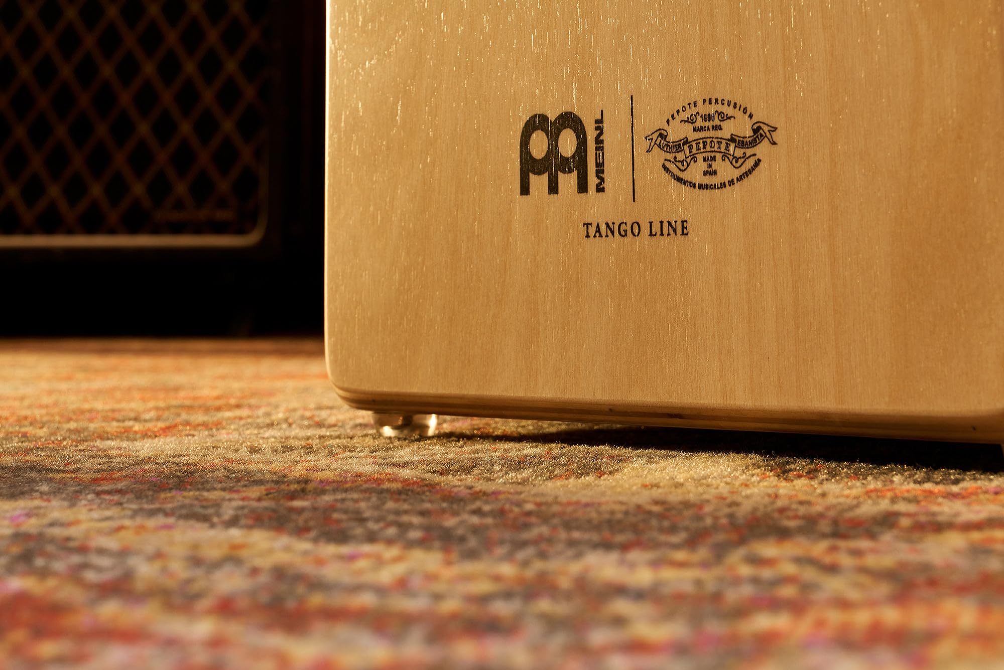 Meinl Percussion Artisan Cajon Instrument/Trommel für Erwachsene/Fortgeschrittene/Profis - Grey Eucalyptus Frontplatte / Korpus aus Baltischer Birke - Kein Cajon Bausatz - Tango Line (AETLGE)