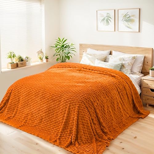 Vista 432 de Vessia Manta de franela de forro polar, 300GSM, acogedora manta a rayas verde salvia para sofá, cama y sofá, cálida y suave, acogedora manta