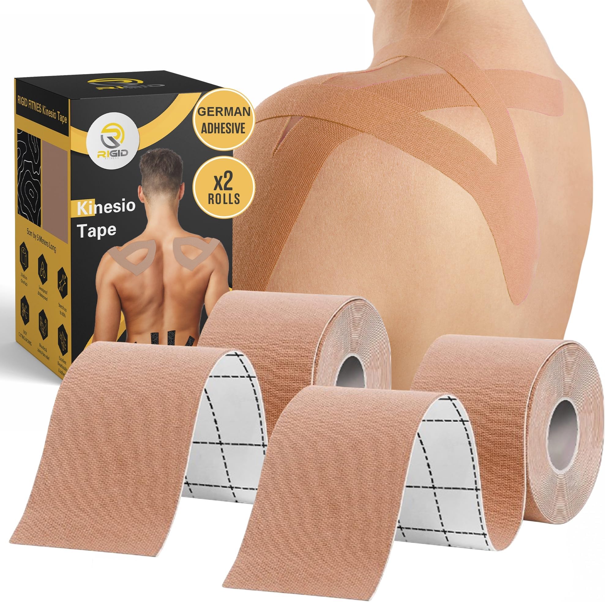 Black Kinesio Tapes