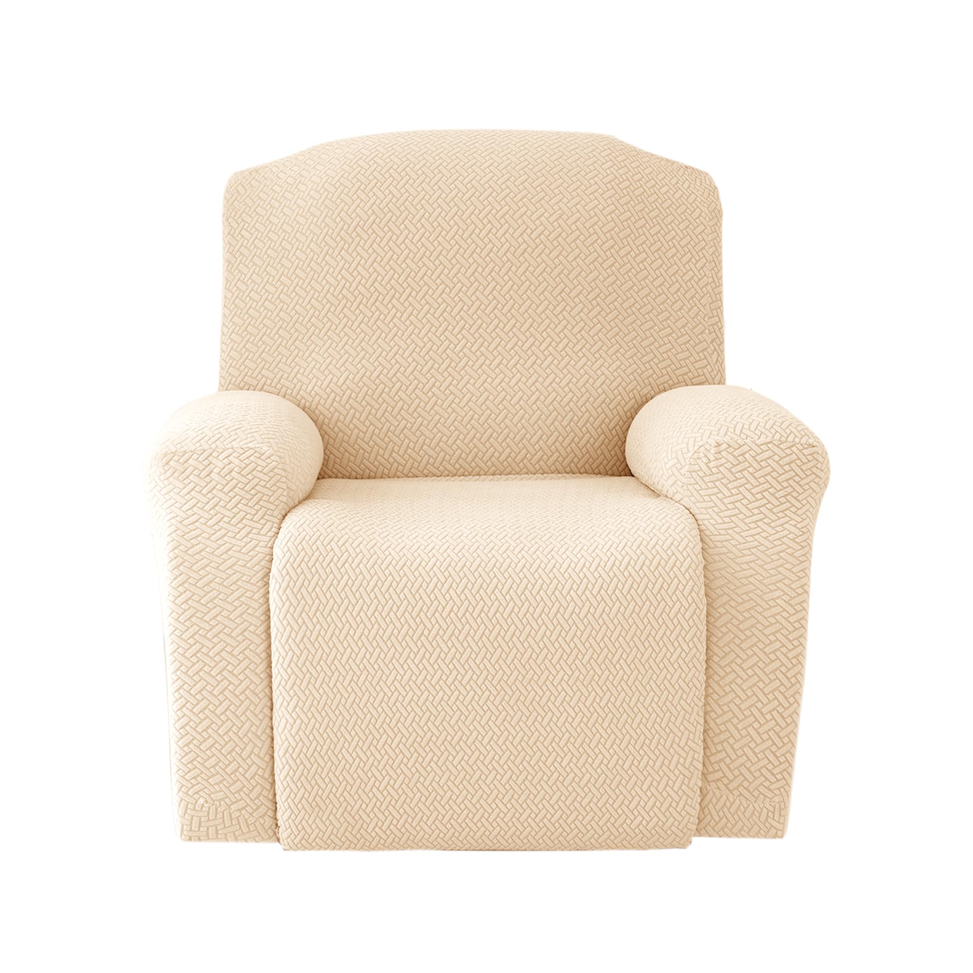 Jin Le 4 Pieces Recliner Cover Stretch Recliner Chair Cover 