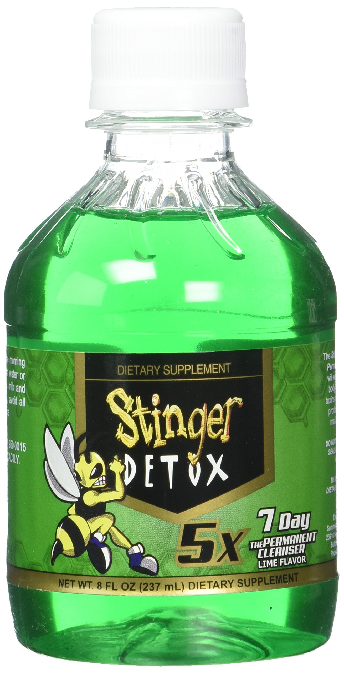 Stinger Detox 5X 7-Day Extra Strength Permanent Drink – Lime Flavor – 8 FL OZ — Amazon image 6
