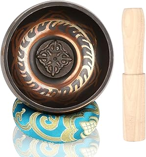AJulyBee Singing Bowl Set Meditation Sound Singing Bowls, Handcrafted Bowl for Healing and Calming