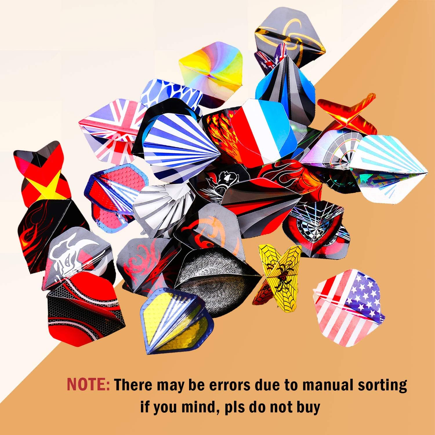 Niubixx Standard Dart Flights 30 Sets 90 Pcs Durable PET and Laser Replacement Feather Tail Wing - Perfect Accessories Equipment Supplies for Dart Games : Sports & Outdoors