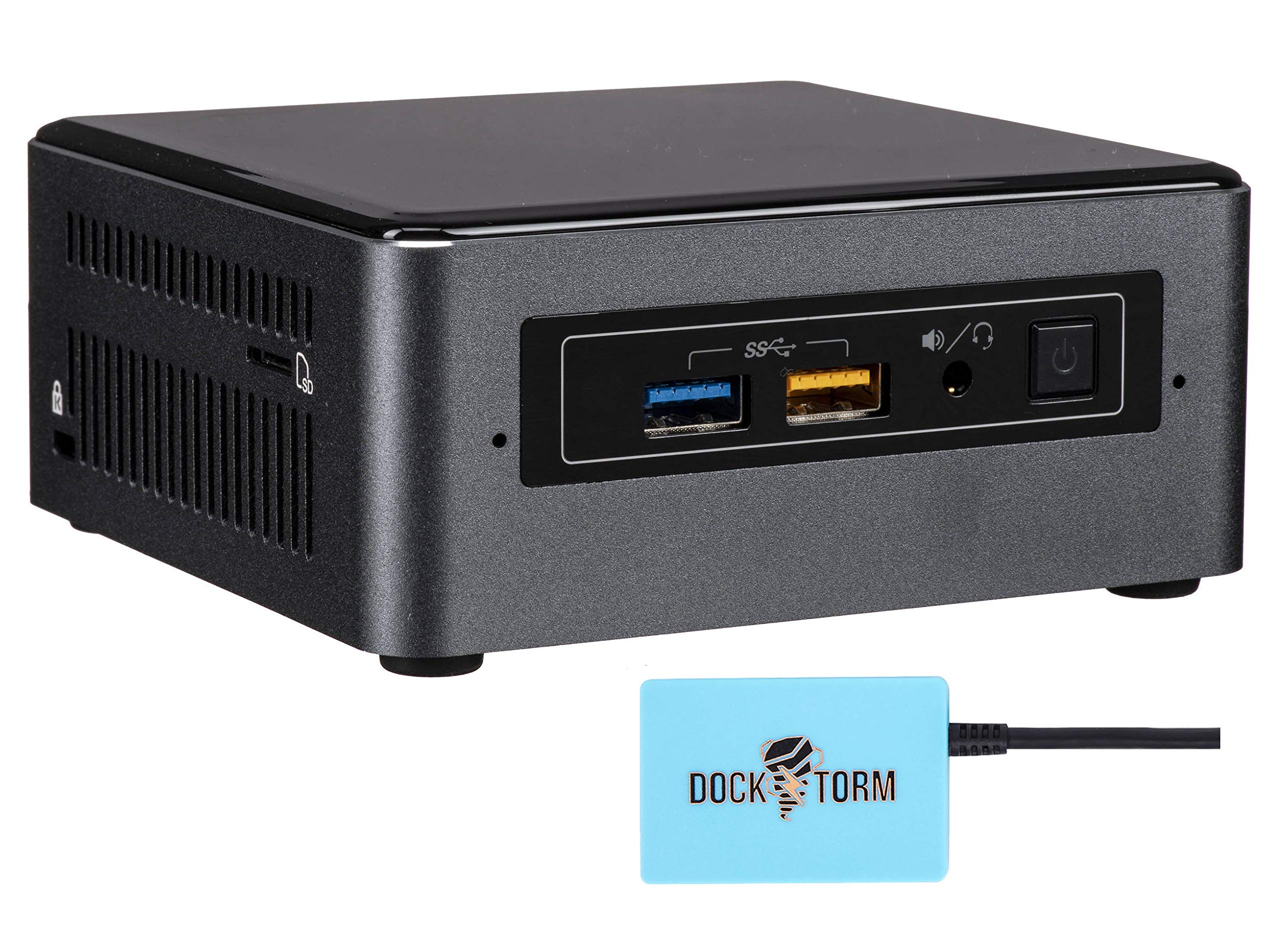 Intel NUC NUC7i5BNH Home and Business Desktop Black (Intel i5-7260U 2-Core, 16GB RAM, 7.6TB SATA SSD