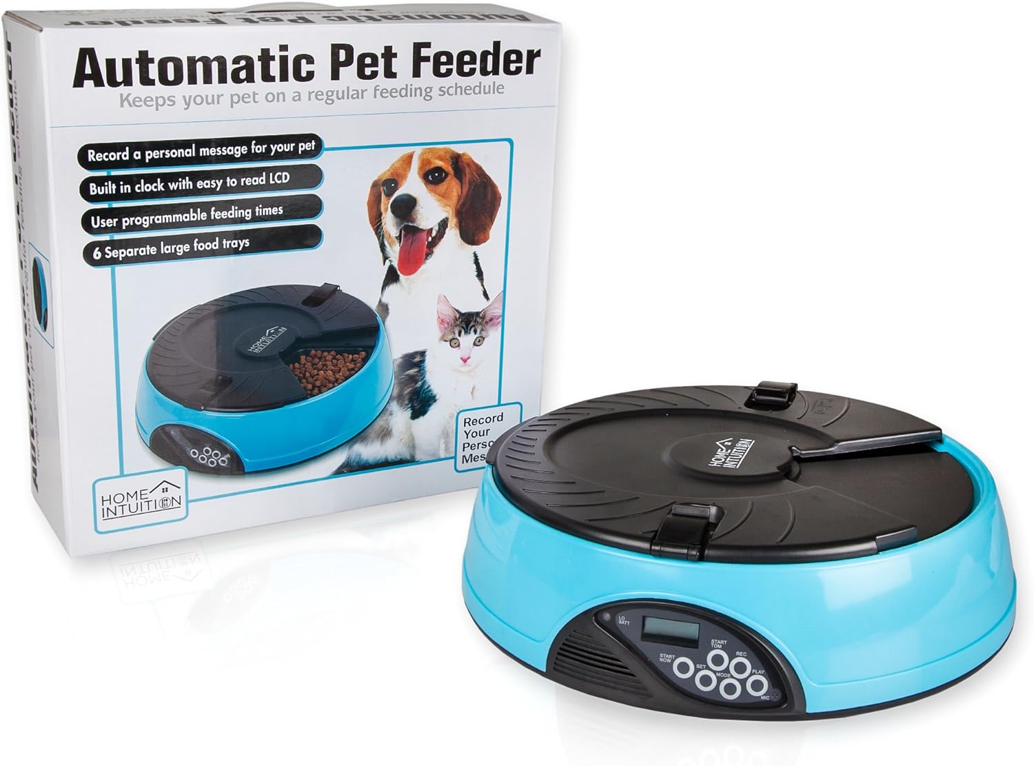 6 day automatic pet feeder