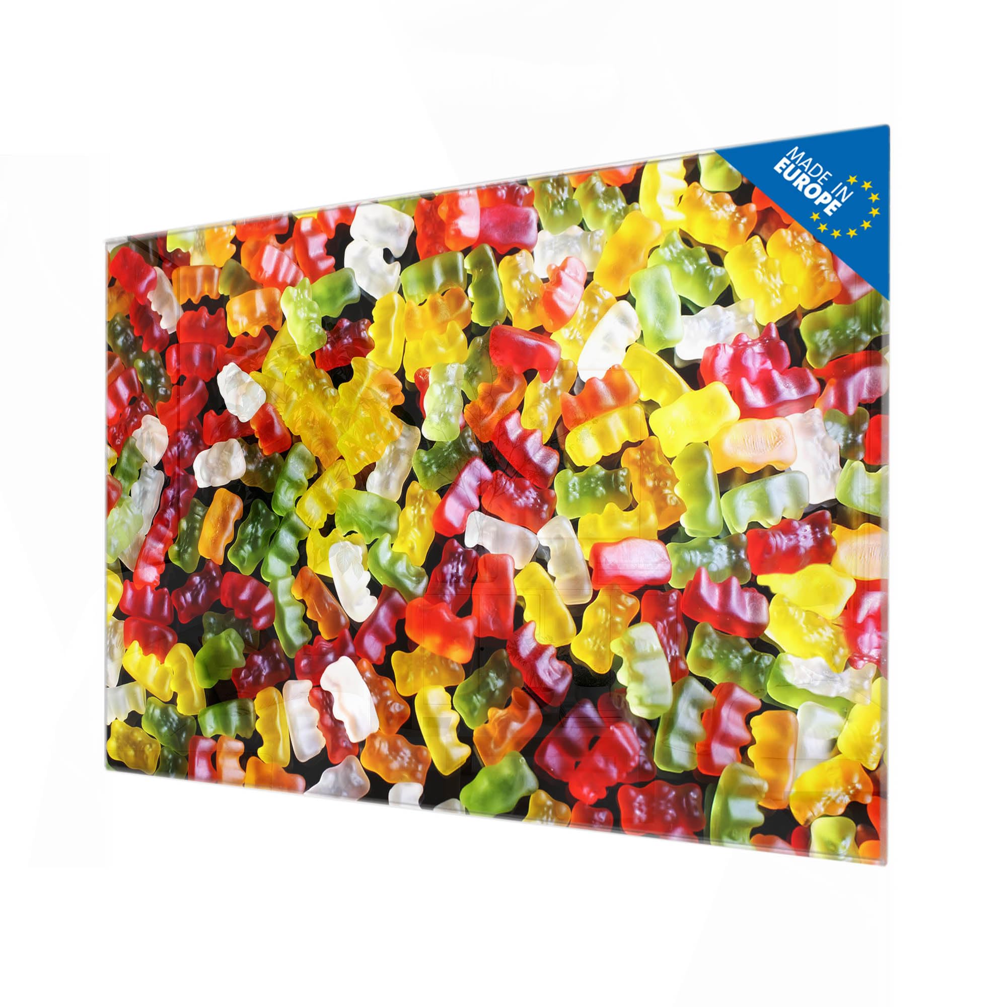banjado Magnettafel aus Glas in 45x30cm für Küche und Rezepte