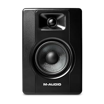 M-AUDIO BX4 モニタースピーカー2台 ペア 4.5インチ オーディオ 4.5インチ 120W パワードモニタースピーカー [2本 /2ウェイ