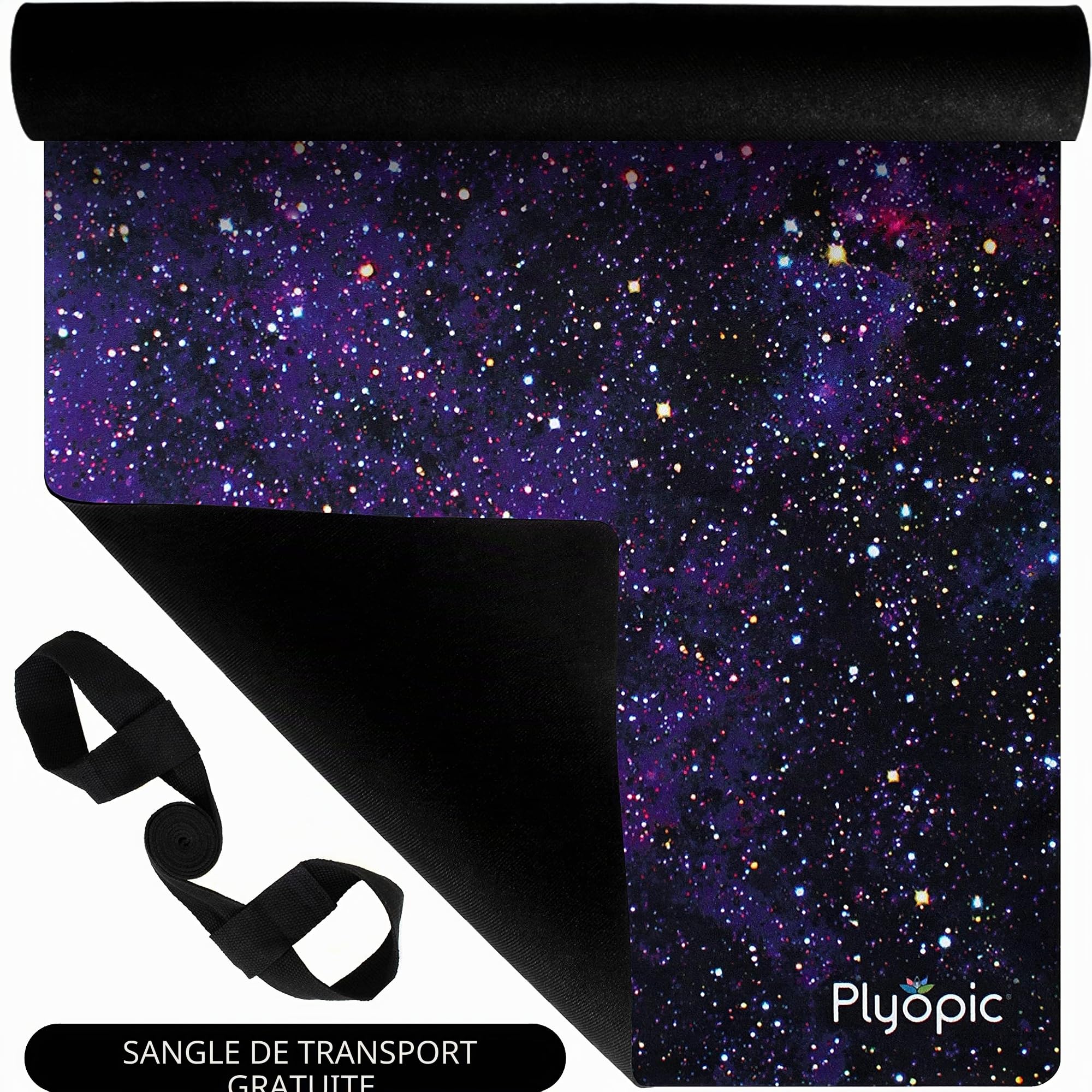 Plyopic Tapis de Hot Yoga All-In-One | Tapis/Serviette Antidérapant | Idéal pour Yoga Actif, Pilates, Exercice, Fitness, Chaud et Bikram