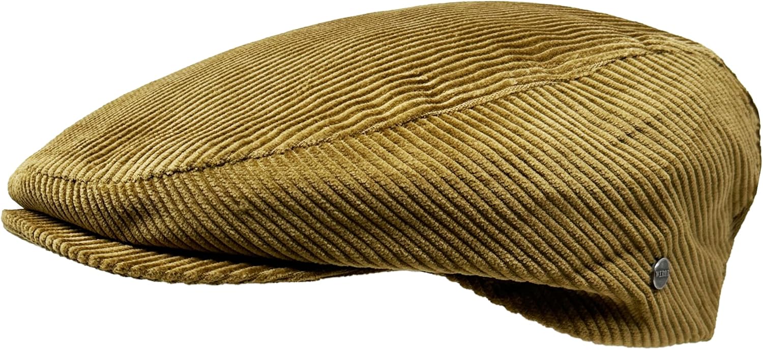 WEROR Schiebermütze Herren Damen - Flatcap Cord 100% Baumwolle - Klassische Schirmmütze