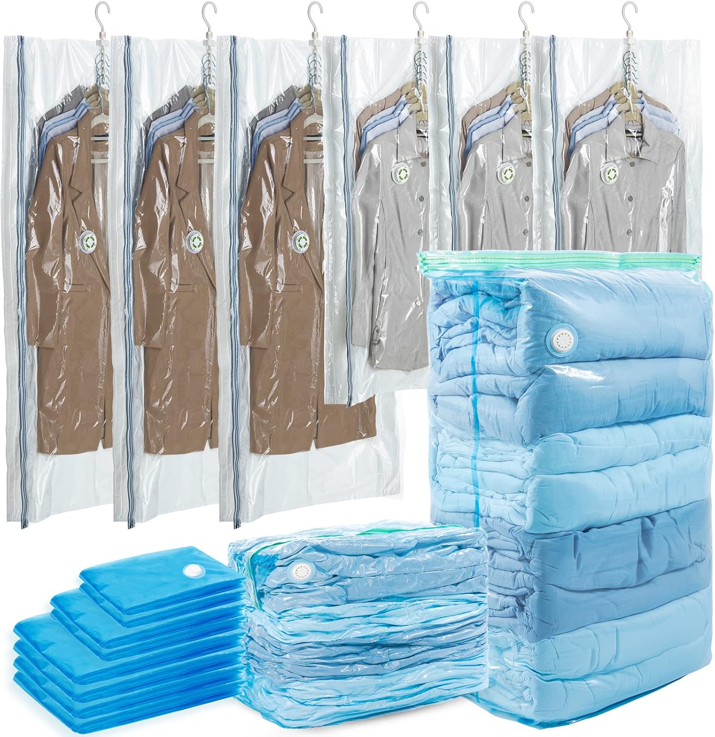 TAILI Space Saver Vacuum Storage Bags Combo 8 Pack and
