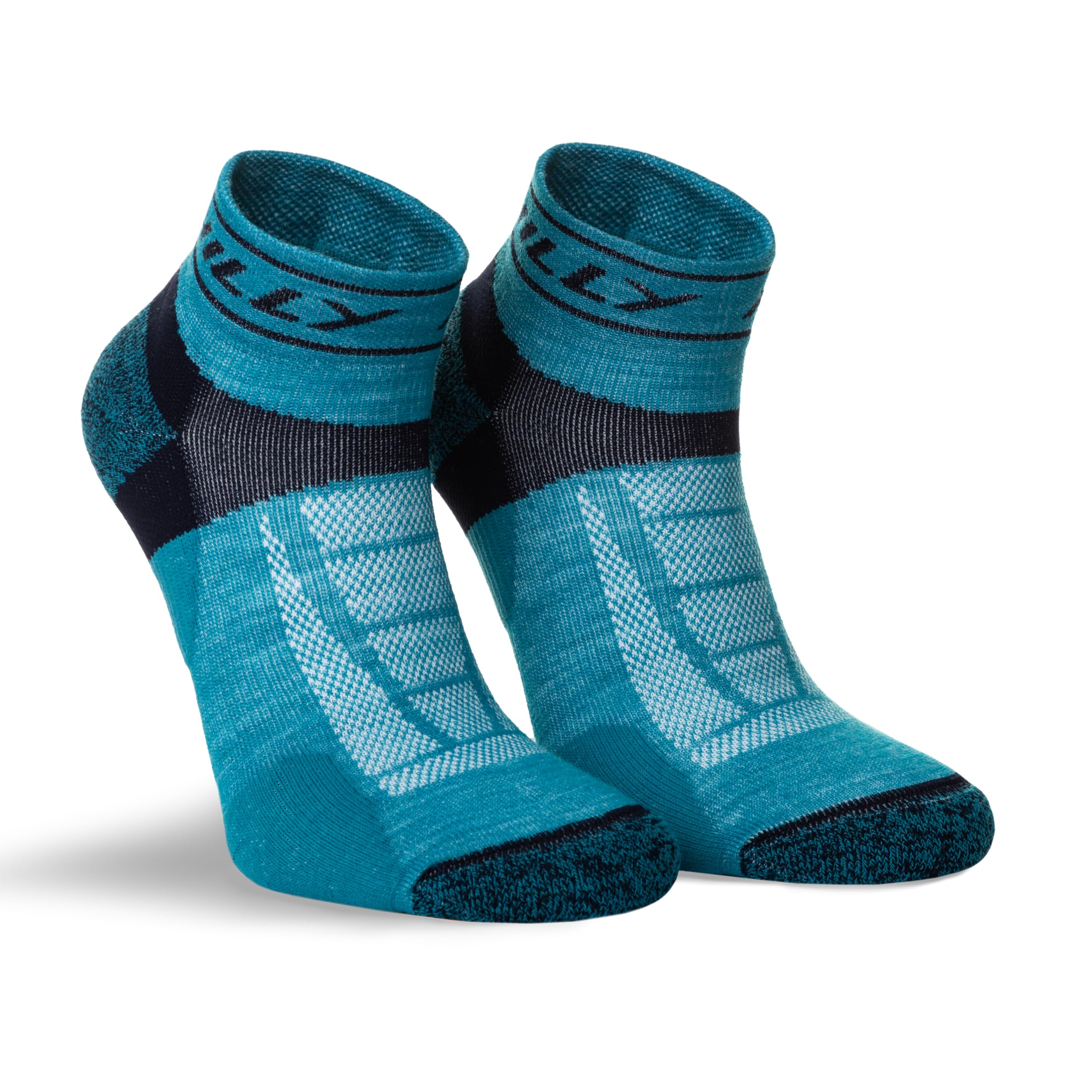 Hilly Trail Quarter Med Socks Blue