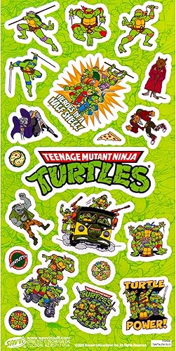 Miniatura 4 de Teenage Mutant Ninja Turtles Set de lonchera para niños - Paquete con lonchera TMNT, botella de agua, calcomanías, más Fiambrera para niños TMNT