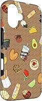 Vista 3 de Funda para iPhone 16 Brown Antojitos Mexican Food Latino Tacos Pan Dulce
