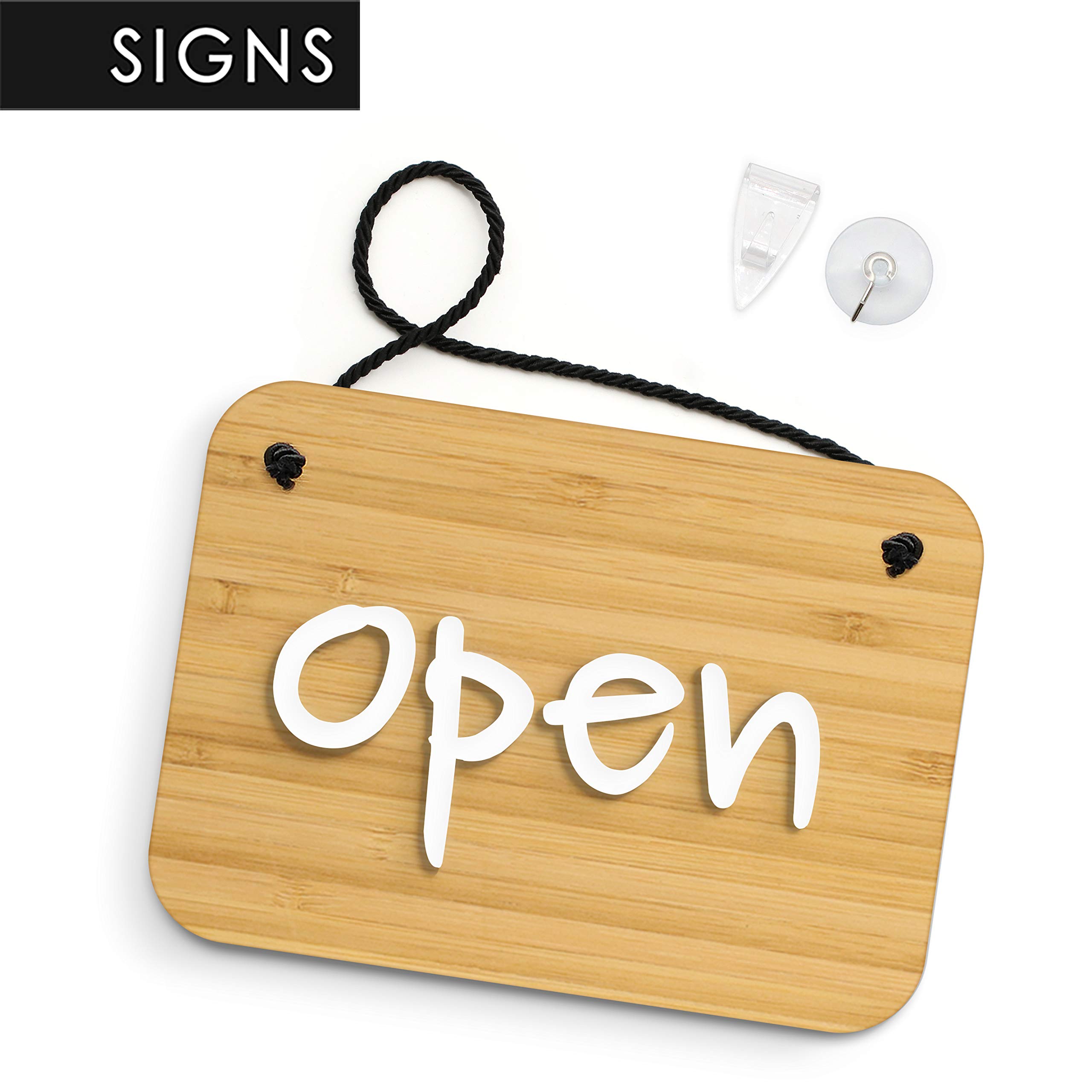 Cartello Aperto Chiuso In Metacrilato Per Negozi - Bifacciale Per Porte Di Bar, Ristoranti E Pub - Foto 4