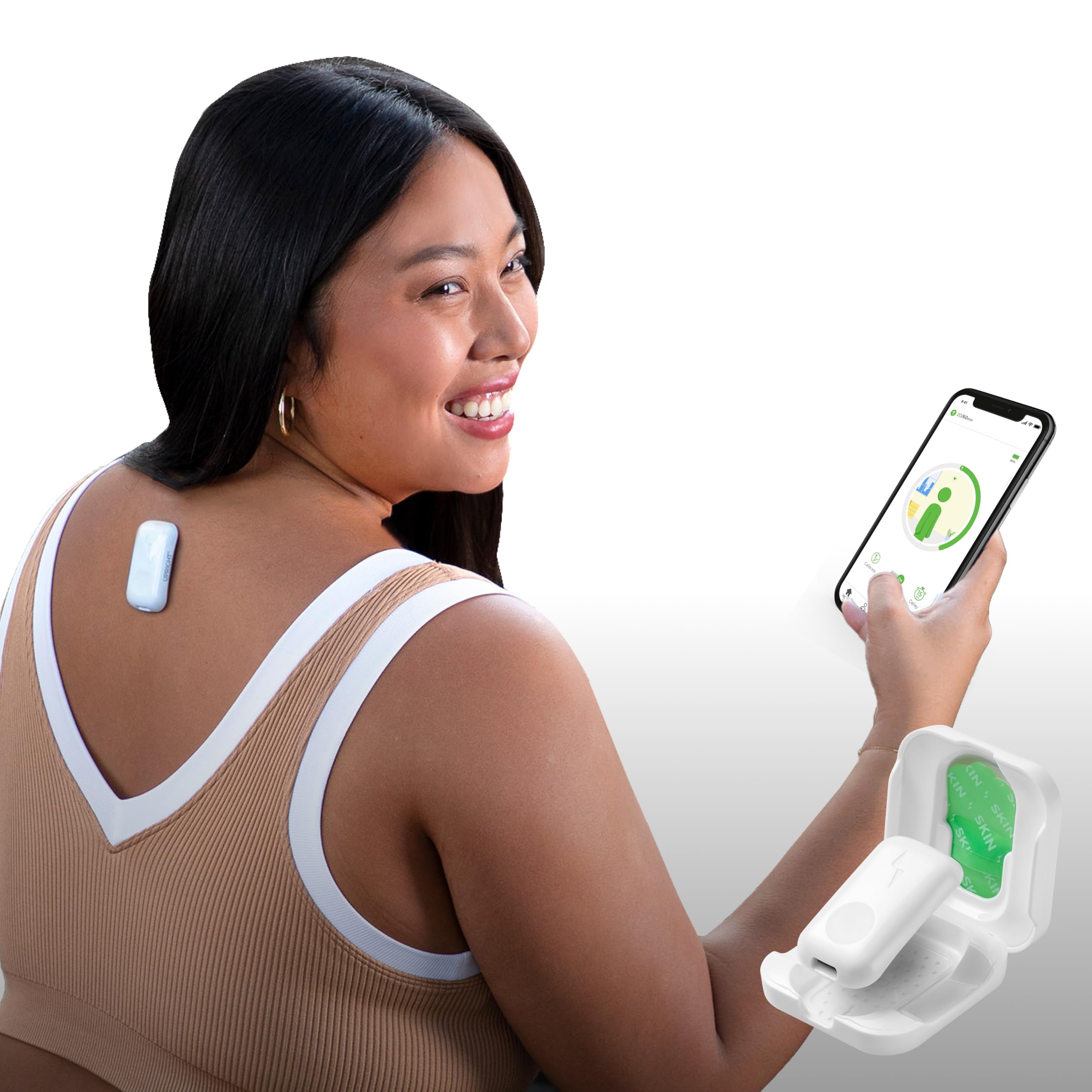 Upright Go 2 姿勢矯正デバイス Amazon.co.jp: Upright GO 2 背中用姿勢トレーナーと矯正器