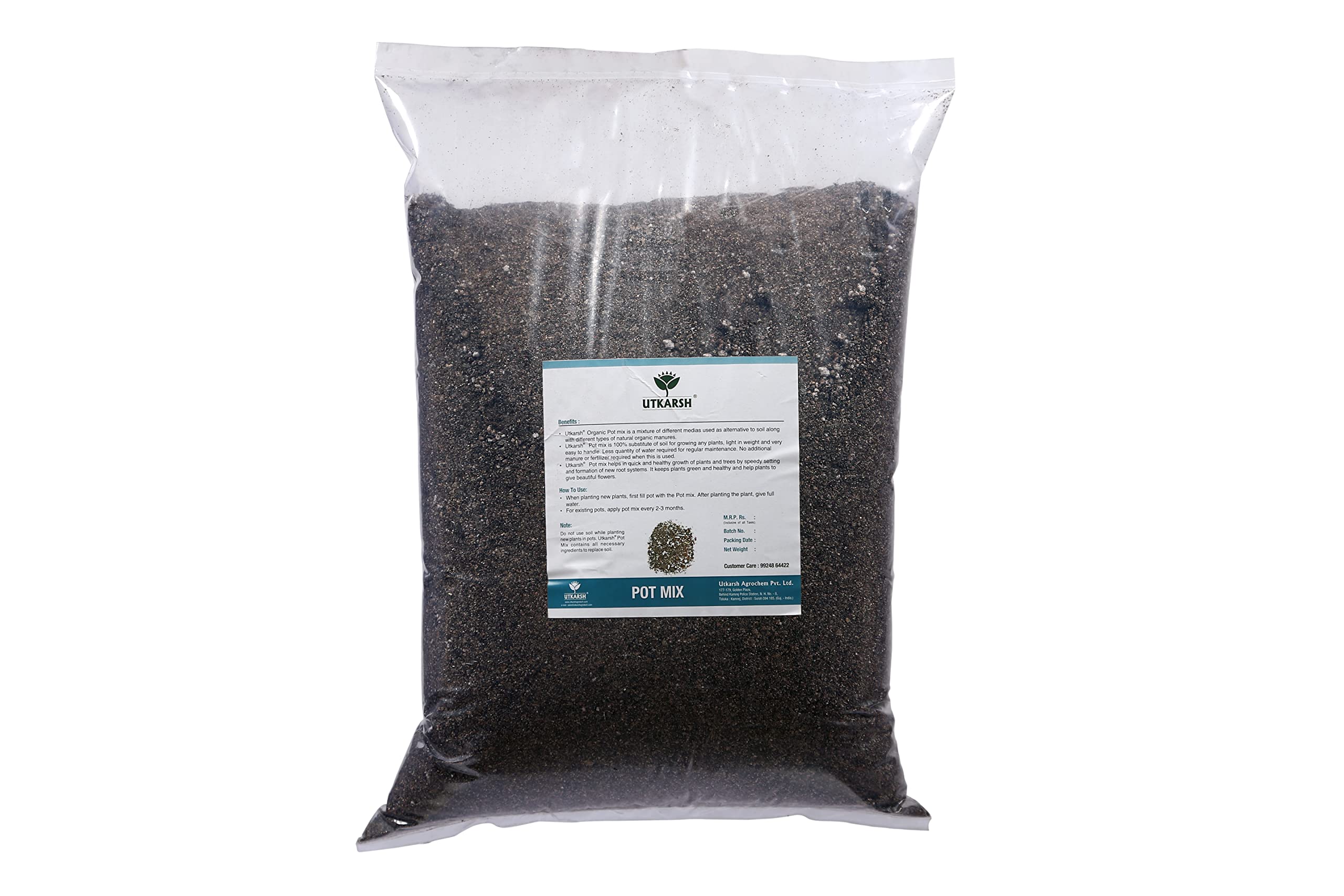 Utkarsh Potting Mix for Gardening and Hydroponics | Organic Potting Garden Soil Mixture for Plants Home Garden Soil | Pot Mix Soil Fertilizer for Plants All Purpose Potting Soil Mix | 4.4 kg;Pack of 1 (B07VD7M1TP) Amazon Price History, Amazon Price Tracker