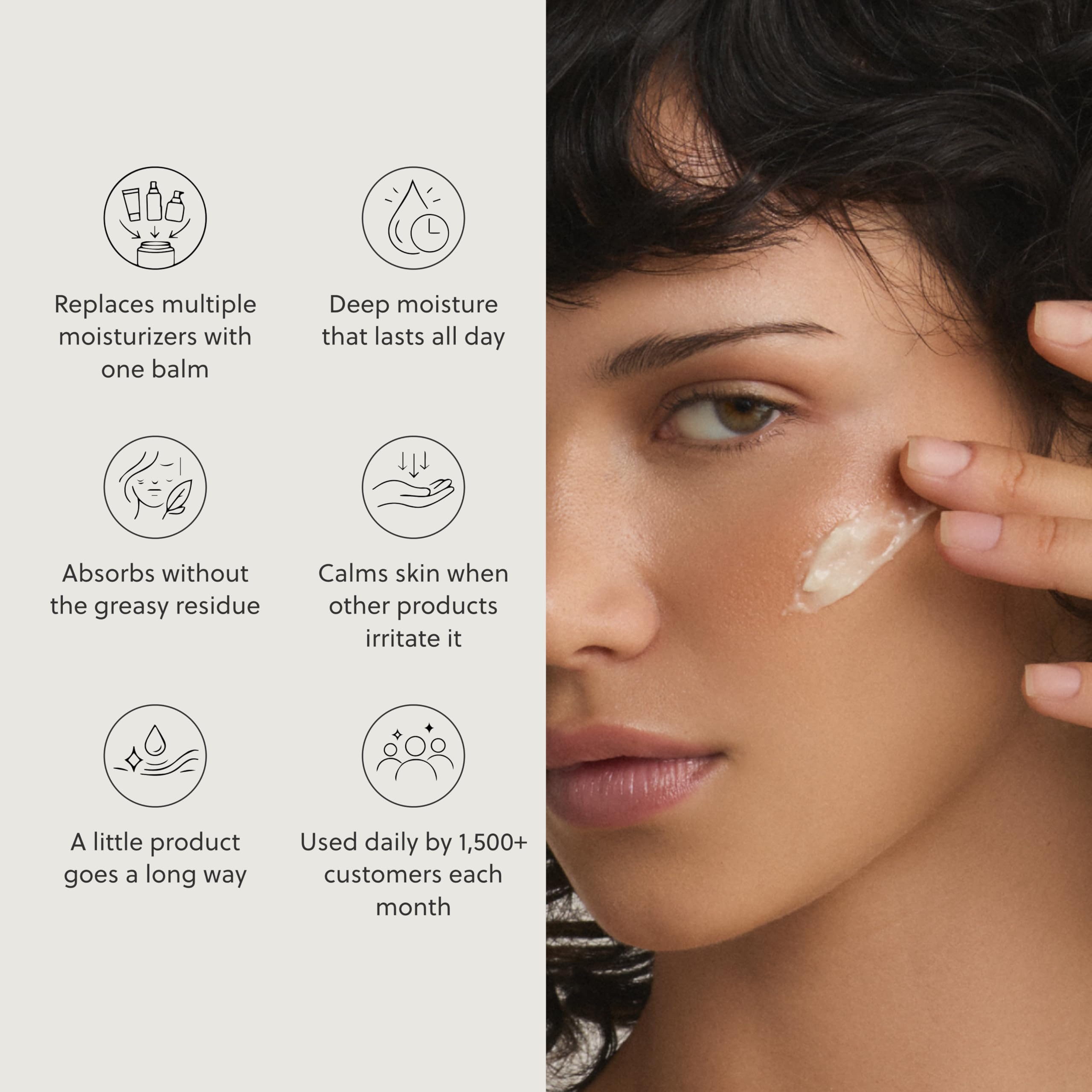 Stainless Steel Facial Roller and Grass-Fed Face + Body Balm