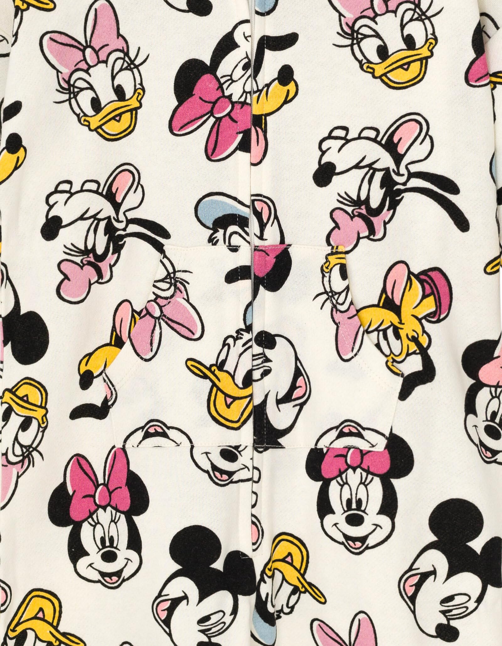 Disney Mickey Mouse Goofy Donald Duck Daisy Duck Polar Zip Up Kombinezon Maluch dla małych dzieci