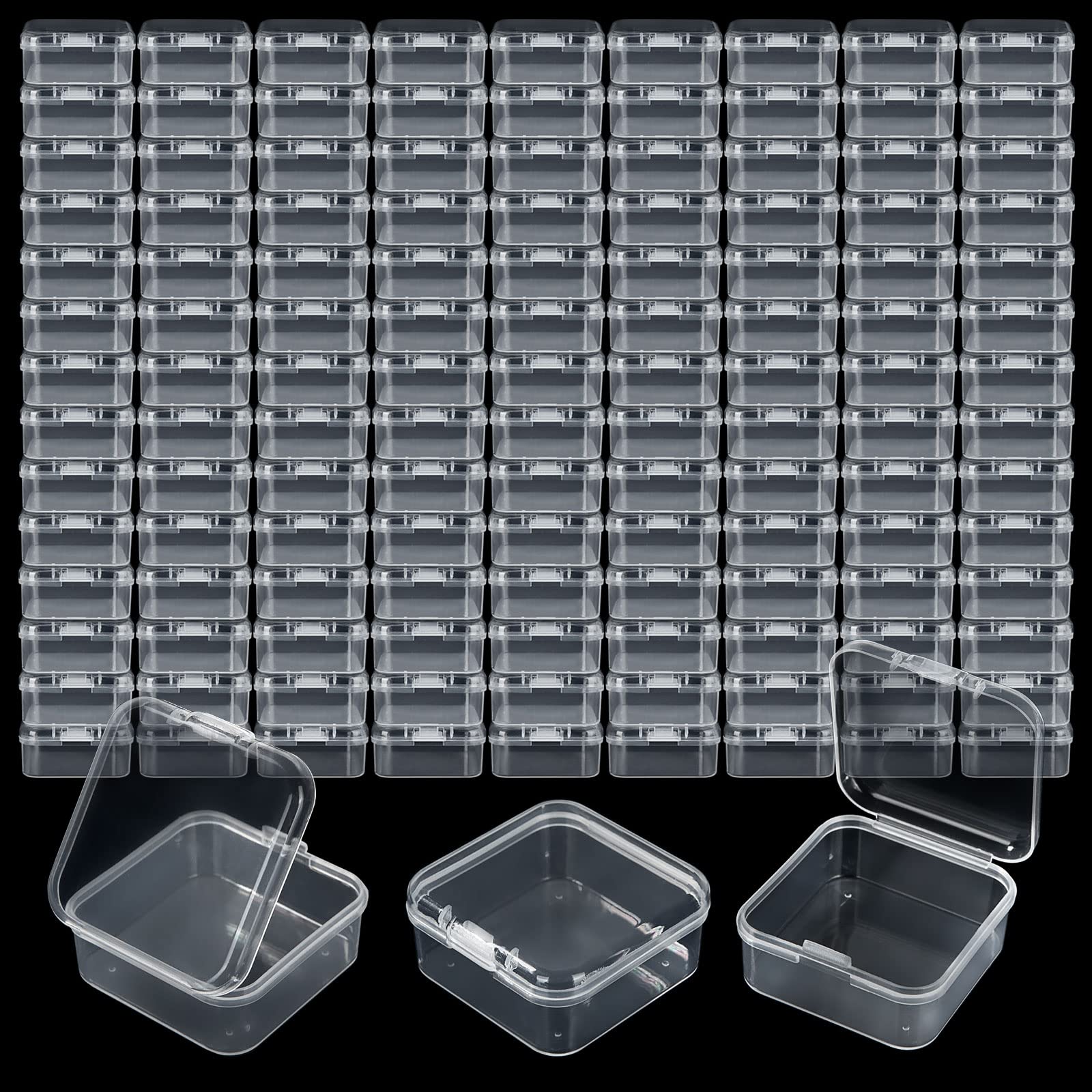 Amazon｜RILIHII【100個／セット 】4.5x4.5x2cmプラスチック