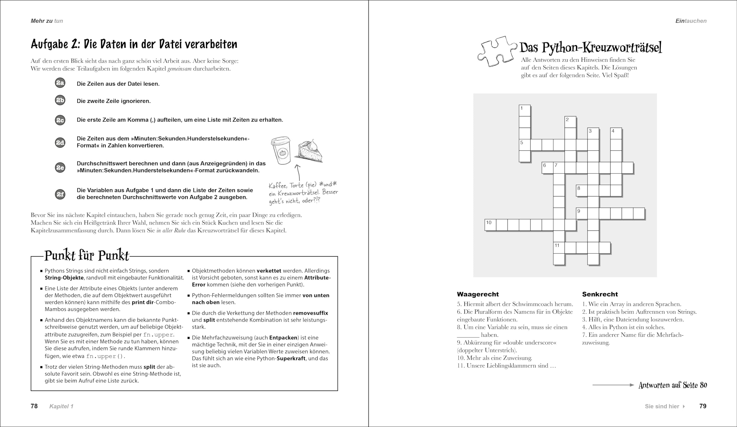 Python von Kopf bis Fuß: Grundlagen und Praxis der Python-Programmierung
